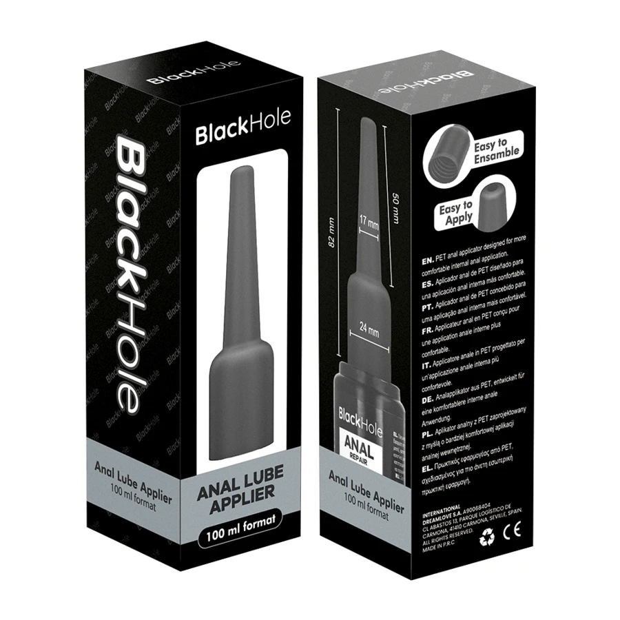 BLACK HOLE - ANAL LUBE APPLIER  L SIZE 100 ML
